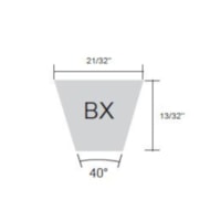 Correia em V BX-64 ACV1100064 - Rexon