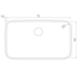 Cuba Aço Inox Prateado 70x40 BL C/Val 50l 20cm - Tramontina