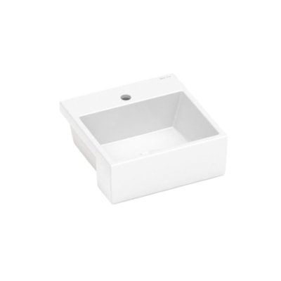 Cuba Branca Semi Encaixe 410x410cm com Mesa Loft Q2 - Roca