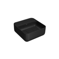 Cuba de Apoio Quadrada c/Mesa 300mm Slim Ébano Fosco - Deca