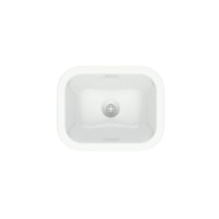 Cuba Sobrepor/Embutir Retangular 390x310mm Branco - Roca
