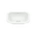 Cuba Sobrepor/Embutir Retangular 390x310mm Branco - Roca