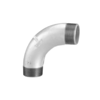 Curva 90 Galvanizada Macho (t) 3 Pol Ferro Cromado - Tupy