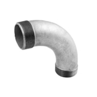 Curva 90 Galvanizada Macho (t) 3 Pol Ferro Cromado - Tupy