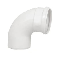 Curva Curta Para Esgoto Pvc Branco De 90° 75mm - Tigre