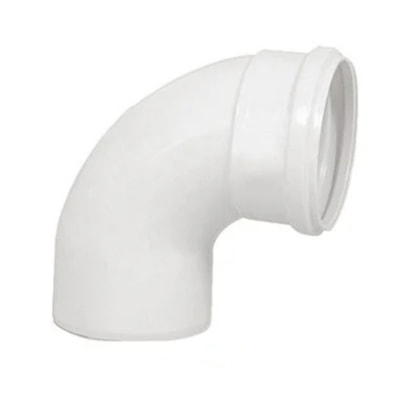 Curva Curta Para Esgoto Pvc Branco De 90° 75mm - Tigre