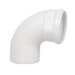 Curva Curta Para Esgoto Pvc Branco De 90° 75mm - Tigre