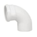 Curva Curta Para Esgoto Pvc Branco De 90° 75mm - Tigre