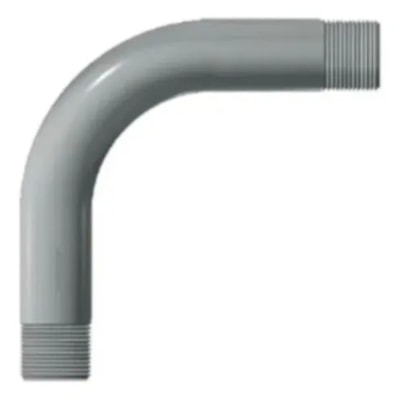 Curva Eletroduto Pvc Cinza Soldavel 90° 3/4 (B) - Hidrossol