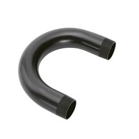 Curva para Eletroduto PVC Roscável Preto 180° 1/2” Hidrossol