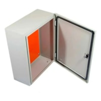 CX P/Montagem Painel 600X500X250MM Bege Fundo Laranja - Mega