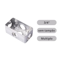 Dailet Múltiplo (B) Tipo X 3/4 pol S/Tampão e S/Tampa - Sieg