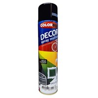 Decor Preto Fosco 350ml - Colorgin - Referência: 2418