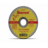 Disco Ct Aco Inox 115x1,6x22,2mm (4.1/2) Starret