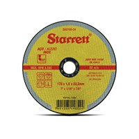 Disco de Corte Aço Carbono e Inox Starret 178X1,6X22,2mm