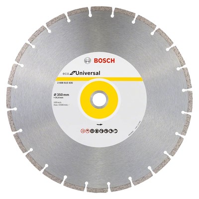 Disco de Corte Diamantado Bosch 350mm x 25,4mm Eco Universal