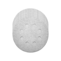Disco de Velcro Branco 150mm Grão 80 com 10 Peças - Starfer