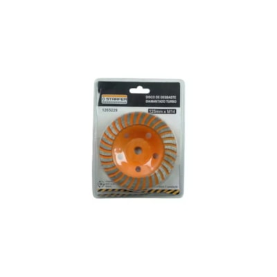 Disco desbaste diamantado turbo 125 mm x M14 Starfer