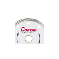 Disco Diamantado Porcelanato Turbo Furo 110mm Cortag