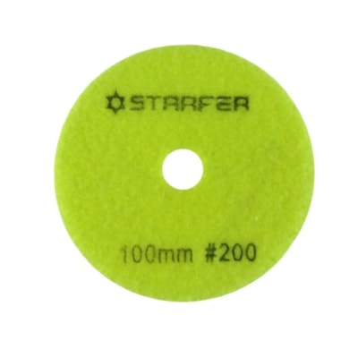 Disco diamantado velcro 100MM com 5 peças Starfer