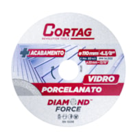 Disco Diamantino Porcelanato/Vidro Refrig 115mm- Cortag