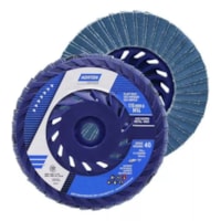 Disco Flap Facil Montagem 4.1/2" 115x22 Gr.40 Norton