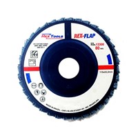 Disco Flap Profissional Nylon Reto 115 mm G-60 - Rex - Referência: NR115060180602