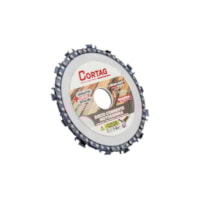 Disco para Madeira com Corrente de Motosserra 115mm - Cortag