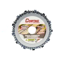 Disco para Madeira com Corrente de Motosserra 115mm - Cortag