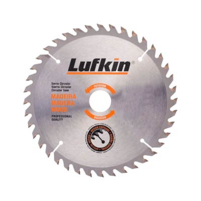 Disco Serra Circular P/Madeira 7.1/4" Pol 184mm C/40D Lufkin