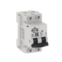 Disjuntor Bipolar Termoplástico Branco DIN 63A GIII- Soprano