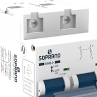 Disjuntor Bipolar Termoplástico Din 80A 10KA - Soprano