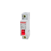 Disjuntor Din Unipolar 50A Curva C Steck SD61C50A