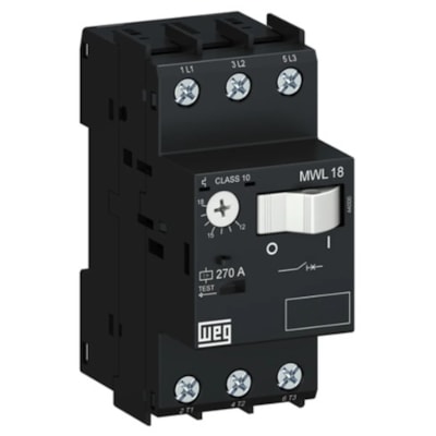 DISJUNTOR MOTOR  1,6-2,5A  MWL18-3-D025 WEG
