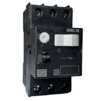 Disjuntor Motor  4,0-6,3A  MWL18-3-D063 50/60Hz Preto - WEG
