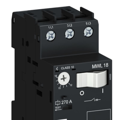 Disjuntor Motor Preto 0,40-0,63A MWL18-3-C063 - Weg