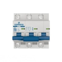 Disjuntor Tripolar DIN80A GIII 10KA - Soprano