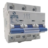 Disjuntor Tripolar DIN80A GIII 10KA - Soprano