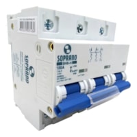 Disjuntor Tripolar Termoplástico DIN100A HII 10KA - Soprano