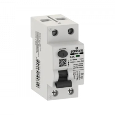 Dispositivo Dr 2P DRS2 63A 30MA GIII - Soprano