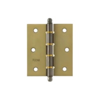 Dobradiça oxidada 3. 1/2 pol 3 peças S1007 Rocha