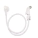 Ducha Higienica Flexivel 1m Branca Abs 1/4v - Kelly Metais