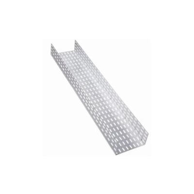 Eletrocalha perf s/vir 400 x 100mm ch-14 DP7024 Dispan