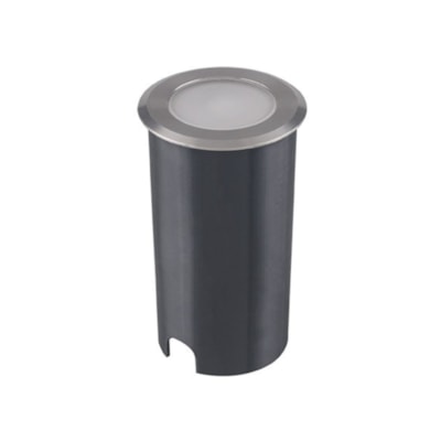 Embutido Led Solo 1W 3000K Prata Thin - Taschibra