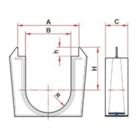 Emenda para Calha de Piso Normal DN 130 - Tigre