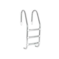 Escada Aço Inox 3 Degraus Em ABS - Sodramar - Referência: 000482