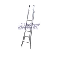 Escada Alumínio Esticavel 2x7 - Alulev - Ed107