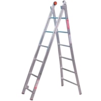 Escada De Alumínio Esticável 2x13 Aluminio Prateado - Alulev