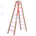 Escada Fibra Exten. Vazada Laranja 6m 19 Degraus - Cogumelo