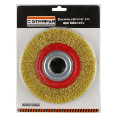 Escova De Aço Circular 6x3/4" Polegada 5037204 Starfer
